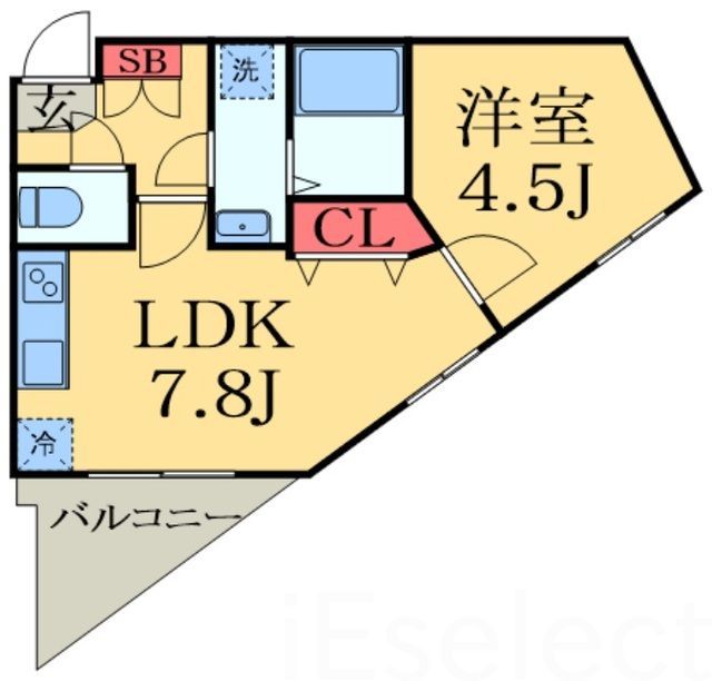 千葉市中央区今井のマンションの間取り