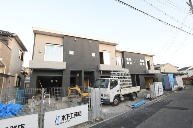 仮称）八幡市ガレージハウスの建物外観