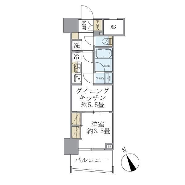 Ｓｏｌｅａｄｏ早稲田の間取り