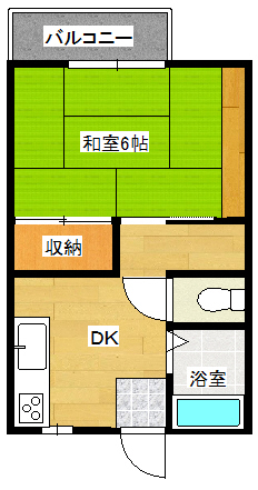 ポプラガーデンハイムの間取り