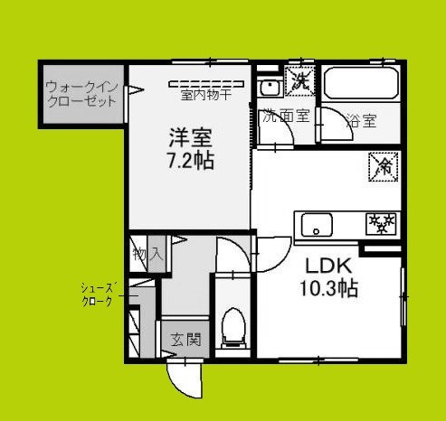 （仮）寝屋川市大谷町戸建の間取り