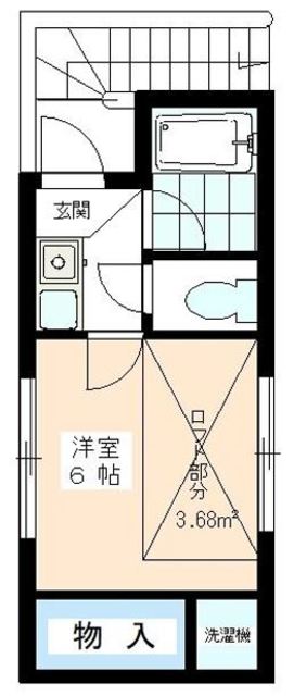 品川区西品川のアパートの間取り