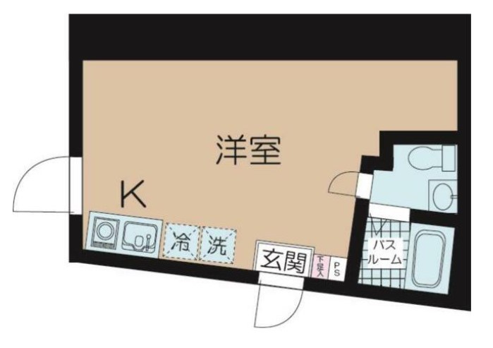 豊島区要町のマンションの間取り