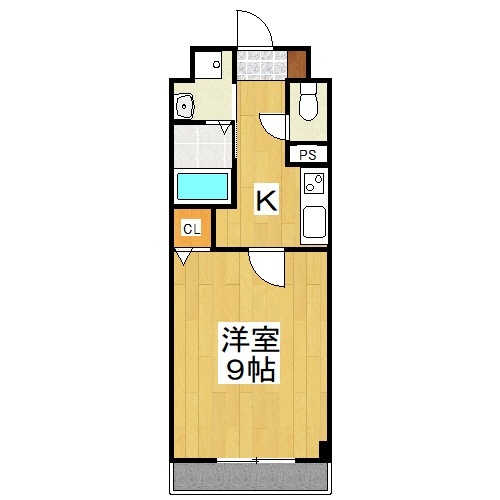 岡山市東区瀬戸町下のマンションの間取り