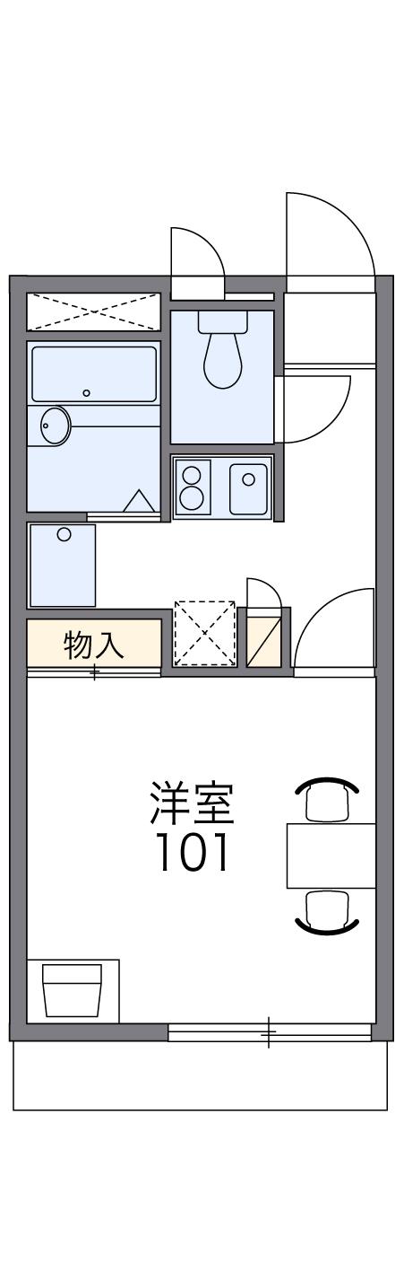 レオパレスピボットハイムＣの間取り