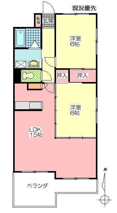 パルテールさくら館の間取り