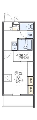 レオパレスソレーユIIの間取り