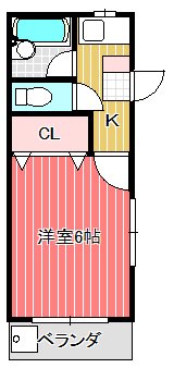 ハイツ明美の間取り