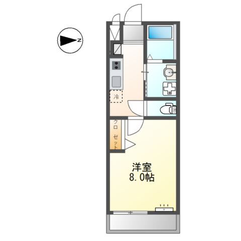 加古郡稲美町国安のアパートの間取り