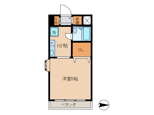 ヴェルス本八幡の間取り