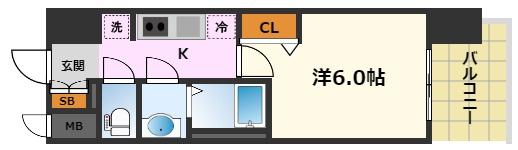 プレサンス大須観音フィエスタの間取り