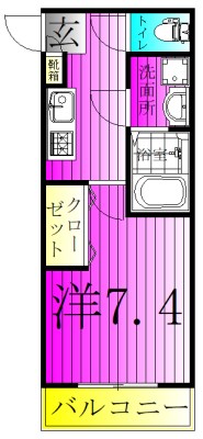 ジーメゾン泉エルデの間取り