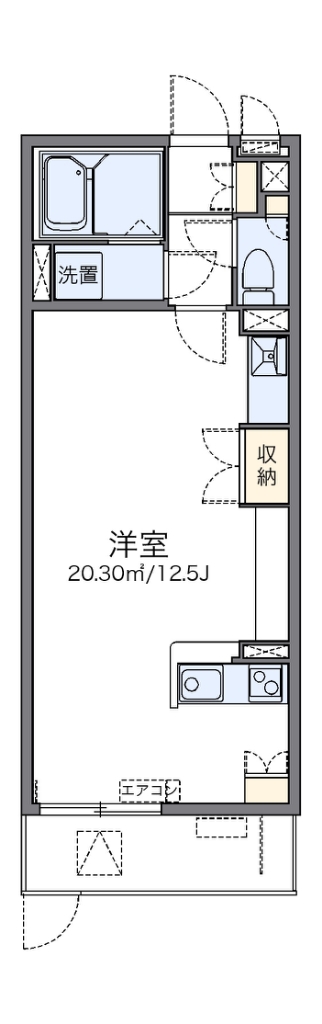 レオネクストルナの間取り