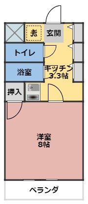 シャンテシノハラ　パートIIの間取り