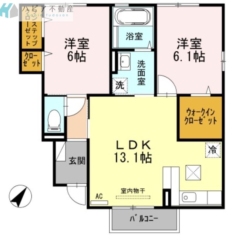マティエール潮音　A棟の間取り