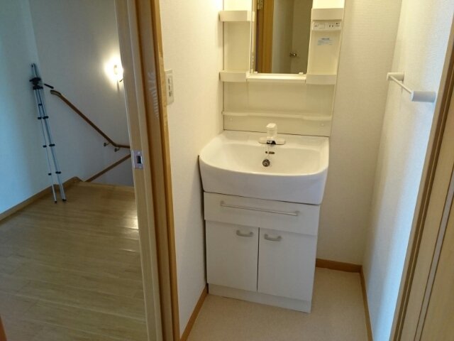 洗面設備　広い洗面スペース