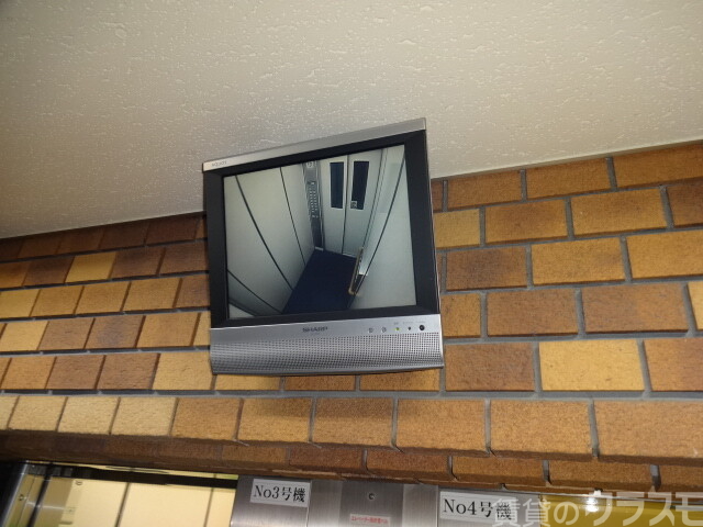 セキュリティ　各所に防犯カメラがあります。