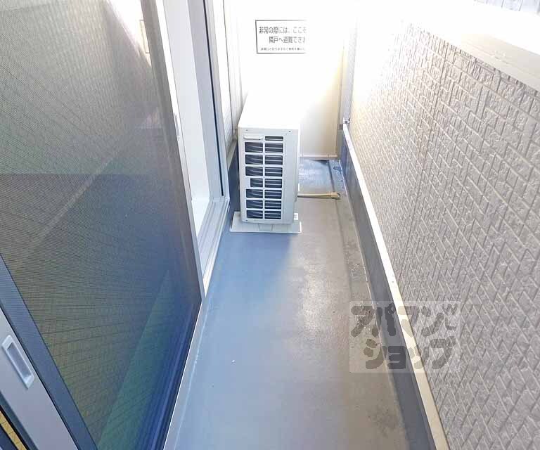 バルコニー　洗濯物もよく乾きます