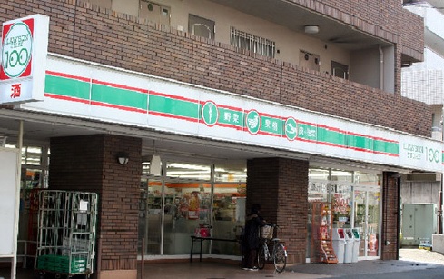 コンビニ　ローソンストア100 読売ランド前店（コンビニ）まで400m
