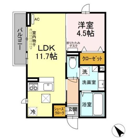 カーサ・デ・津森の間取り