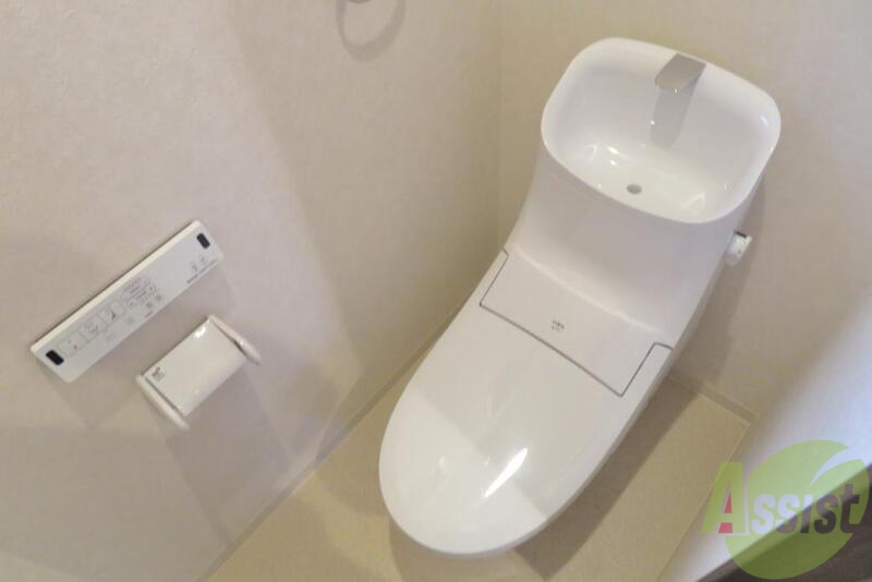 トイレ　清潔感のあるといれ、毎日使うので大切ですよねー