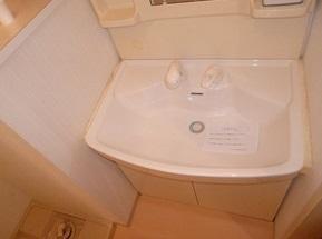 洗面設備　サン・ロレンツ心斎橋東　独立洗面化粧台