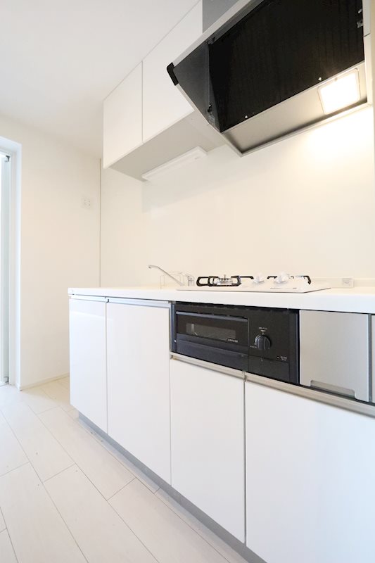 キッチン　システムキッチン（ガス2口＋グリル）