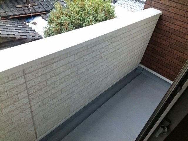 バルコニー　落ち着いた時間を過ごせるバルコニーです