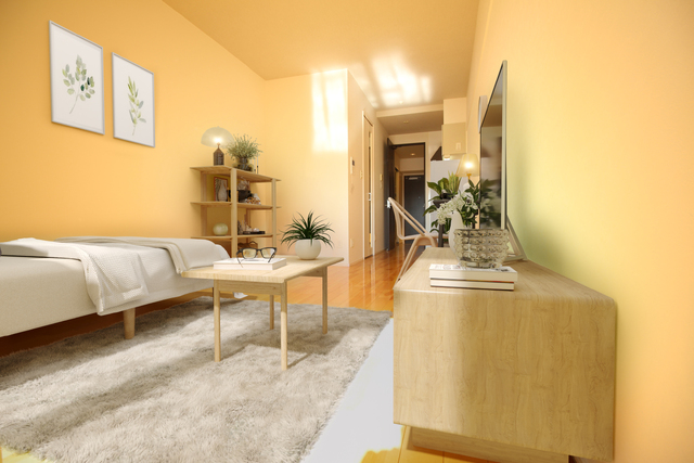 居室・リビング　※家具・家電はＣＧで合成しています