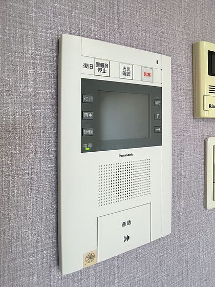 セキュリティ　※他号室の写真です。