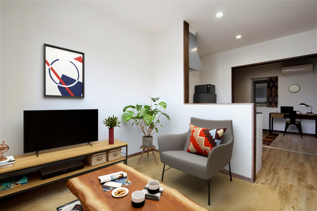 居室・リビング　イメージ画像につき、画像内家具家電は付帯設備ではございません