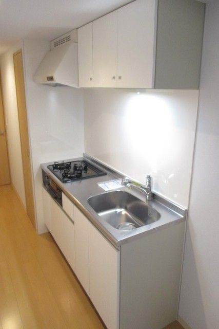 キッチン　使いやすい３口ガスシステムキッチン