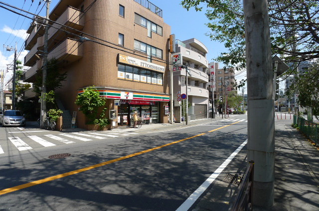 コンビニ　セブンイレブン川崎登戸新町店（コンビニ）まで400m