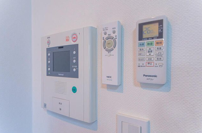 セキュリティ　※別部屋参考写真