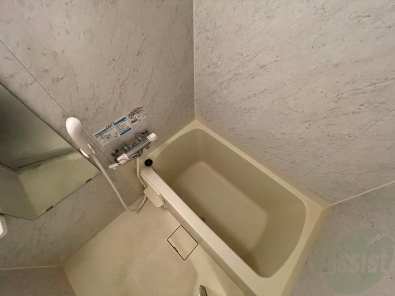 バス・シャワールーム　誰にでも使いやすい混合水栓です！便利ですね。