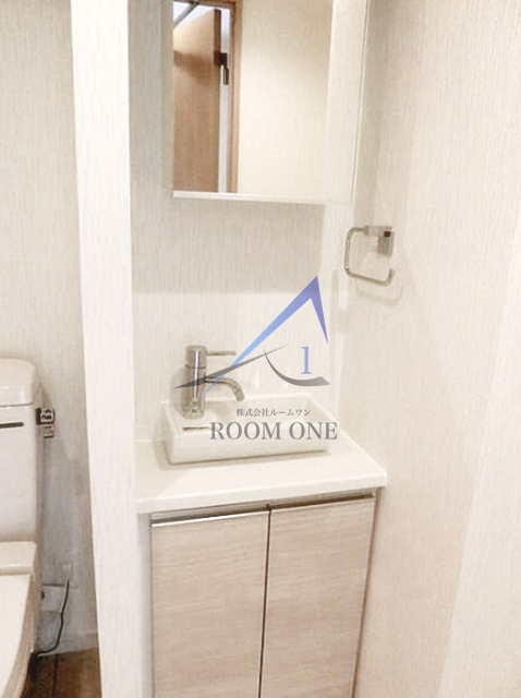 洗面設備　洗面台です。