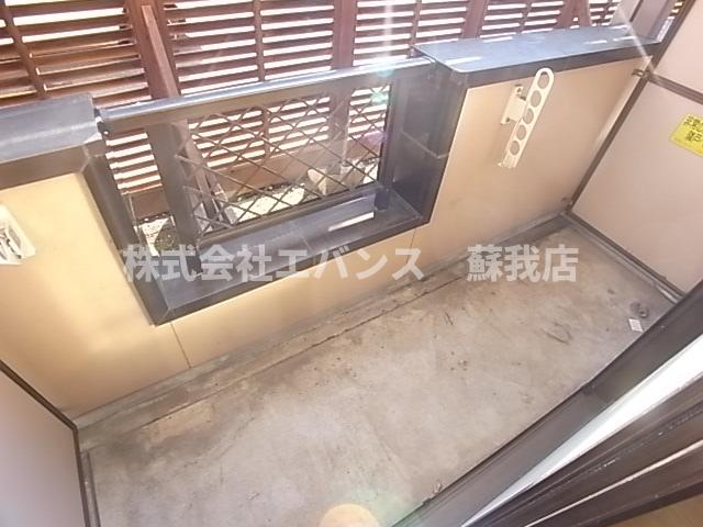 バルコニー　広々としたバルコニーです