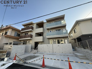 建物外観　オートロック・防犯カメラ付きで安心です！