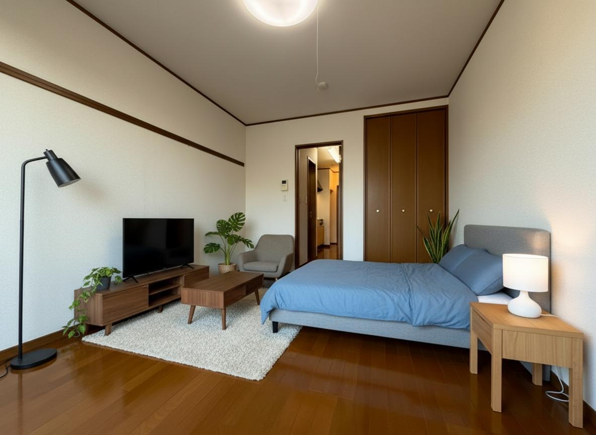 居室・リビング　写真内の家具・家電はAIイメージです。