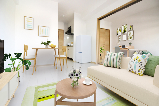 居室・リビング　※家具・家電はＣＧで合成しています