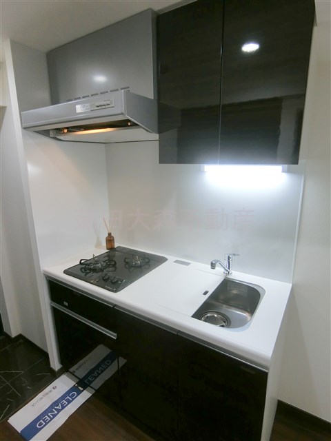 キッチン　2口ガスシステムキッチン