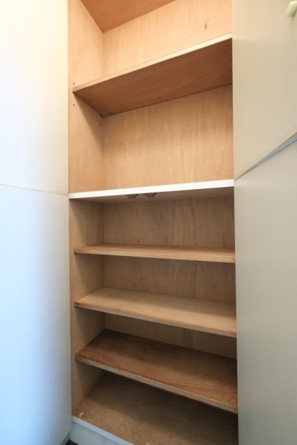 収納　収納のためのスペースです