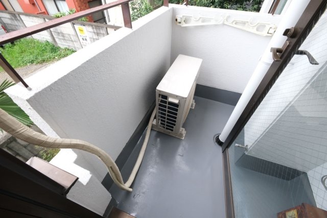 バルコニー　広々としたバルコニーです