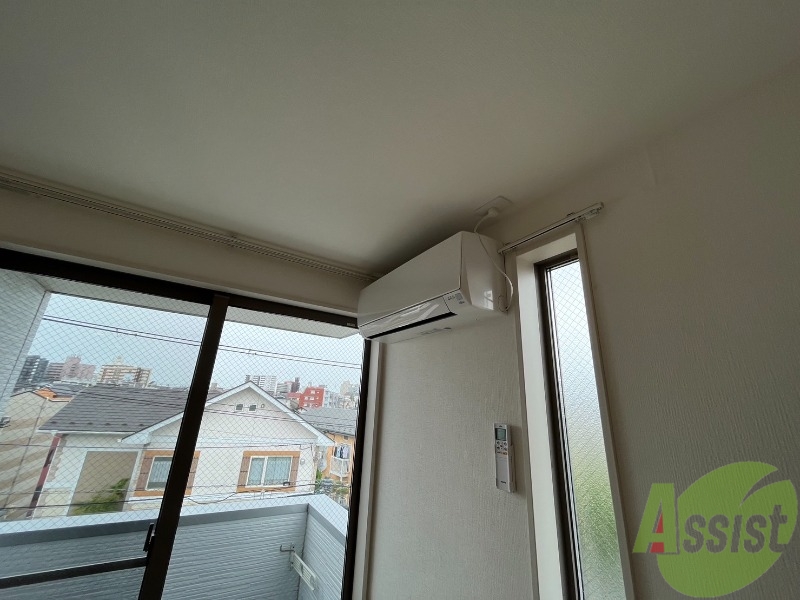 その他設備　エアコンもちゃんとお部屋にありますね、室温管理はこちらで