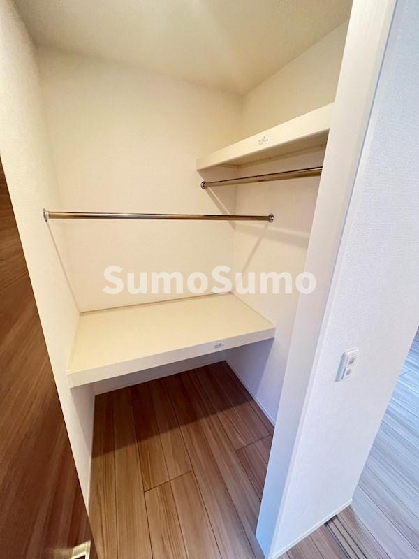 収納　大きなスペースがあり、収納には困りません