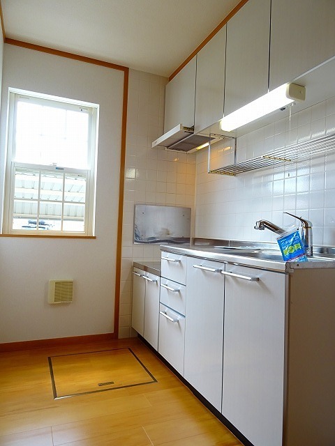 キッチン　お好きなガスコンロを設置できます。