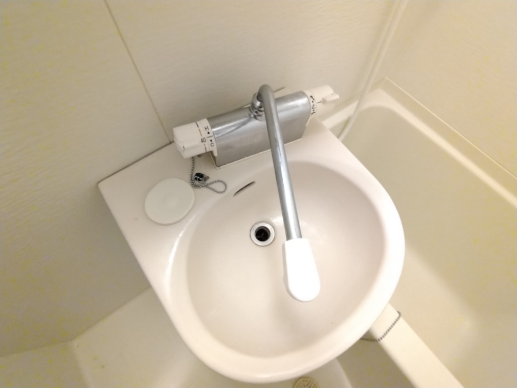 洗面設備　シングルレバー設置