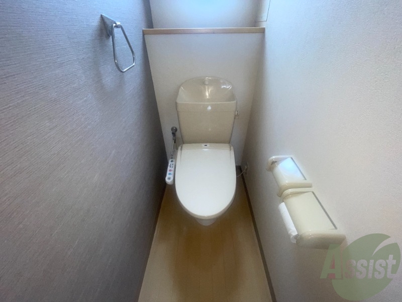 トイレ　トイレには温水洗浄便座もあり衛生面も充実しています。