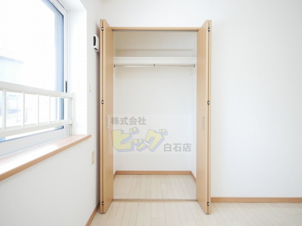 収納　各部屋にクローゼットを完備しています♪