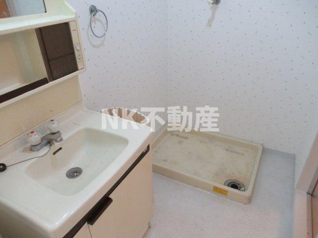 洗面設備　広い洗面スペース